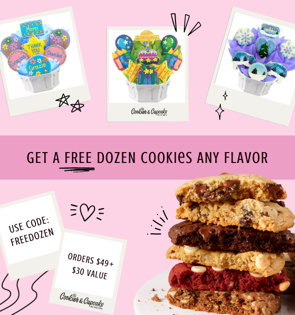 Free Dozen Gourmet Cookies! 🍪 Cookies by Design